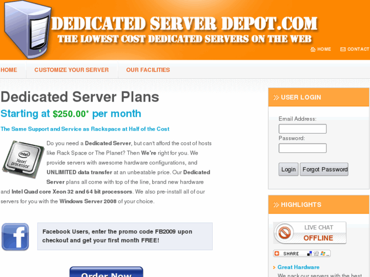 www.dedicatedserverdepot.com