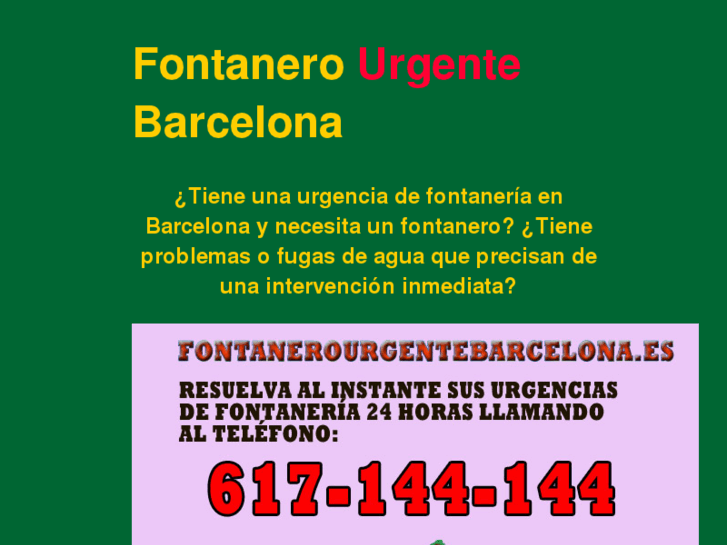 www.fontanerourgentebarcelona.es