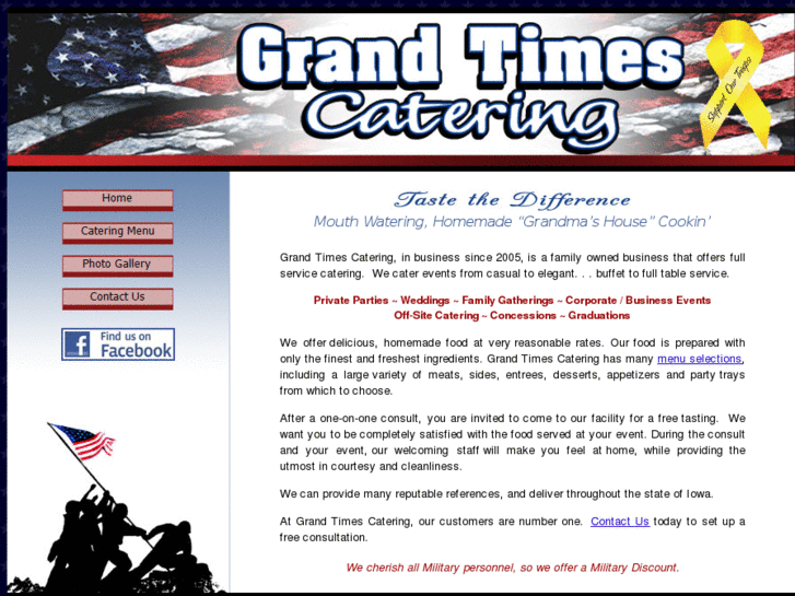 www.grandtimescatering.com