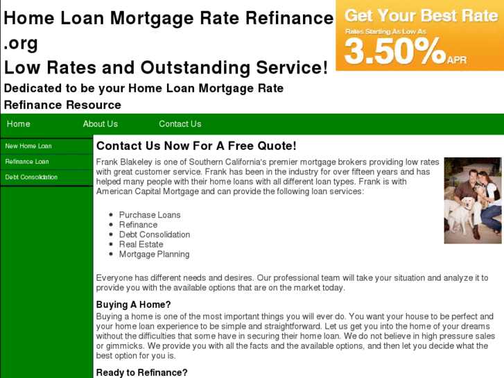 www.homeloanmortgageraterefinance.org