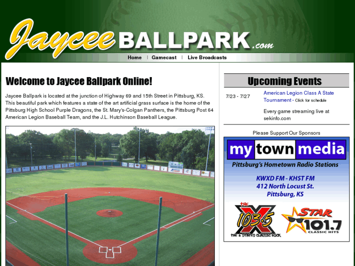 www.jayceeballpark.com