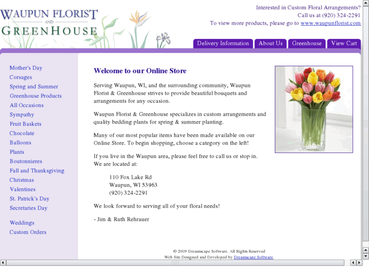 www.waupunfloristandgreenhouse.com