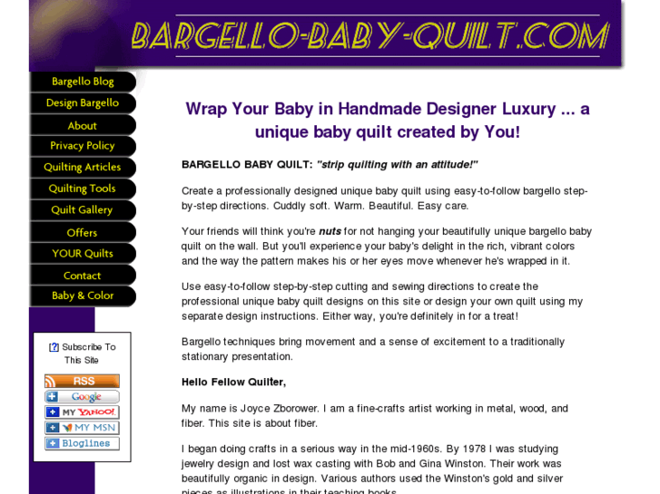 www.bargello-baby-quilt.com