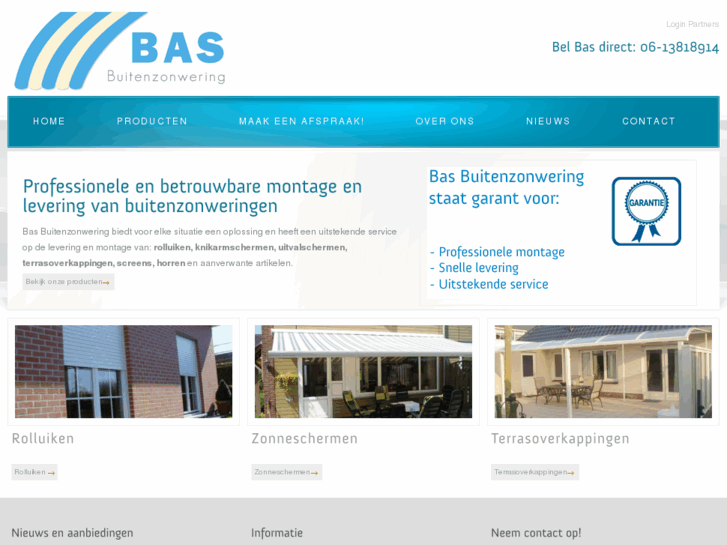 www.basbuitenzonwering.nl