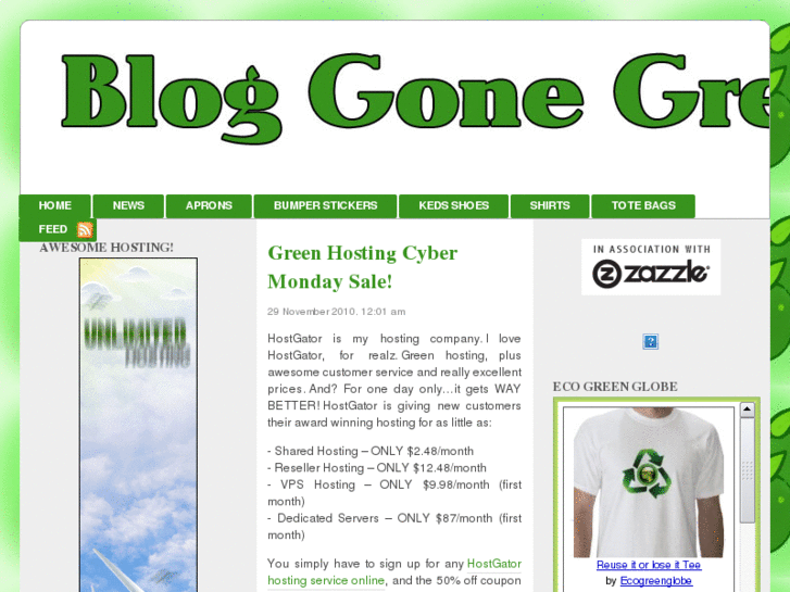 www.bloggonegreen.com