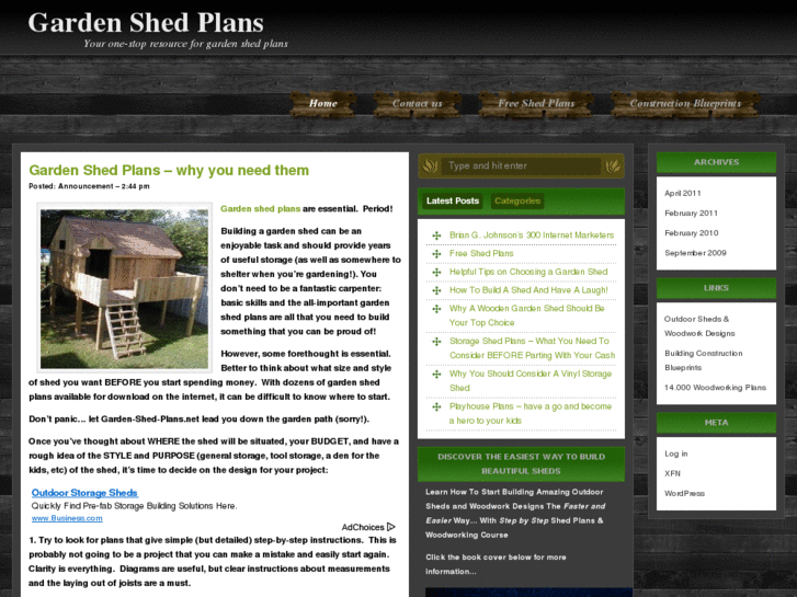 www.garden-shed-plans.net