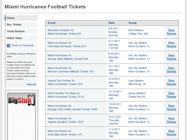 www.miamihurricanesfootballtickets.com