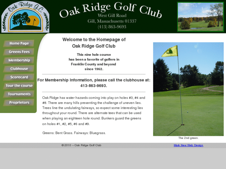 www.oakridgegolfclub.net