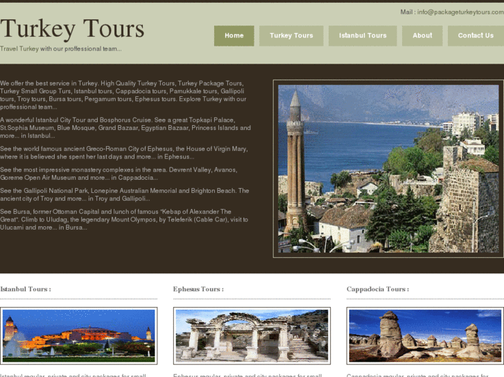 www.packageturkeytours.com