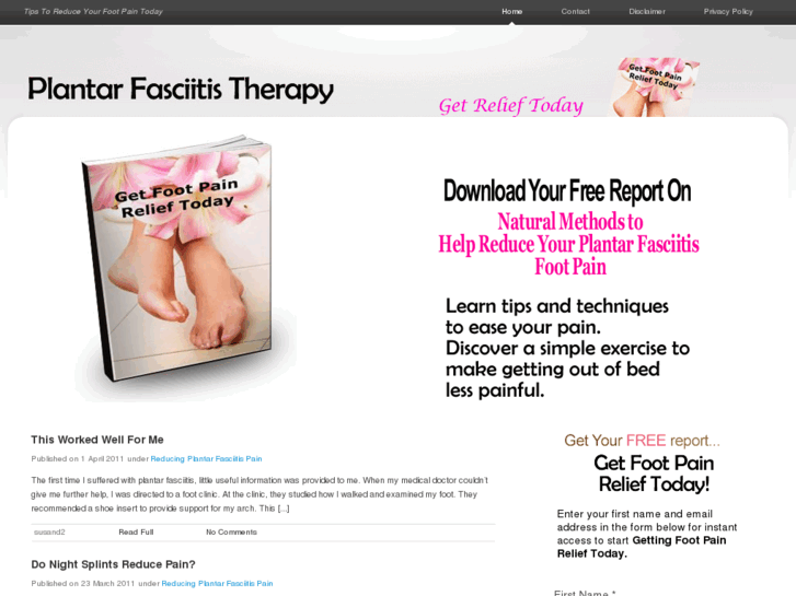 www.plantarfasciitistherapy.net