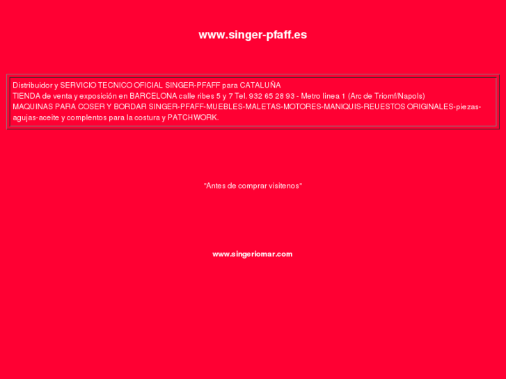 www.singer-pfaff.es