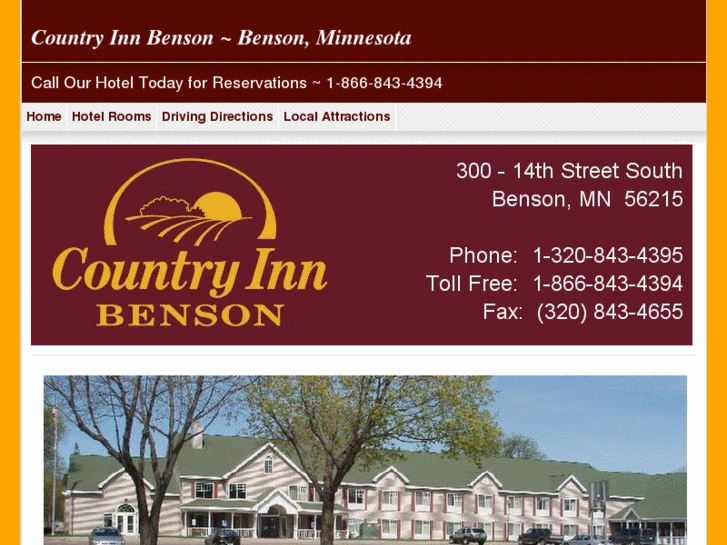 www.countryinn-benson.com