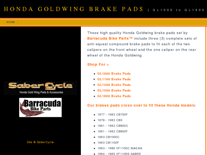 www.goldwingbrakepads.com