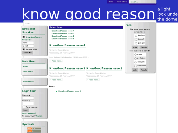 www.knowgoodreason.com