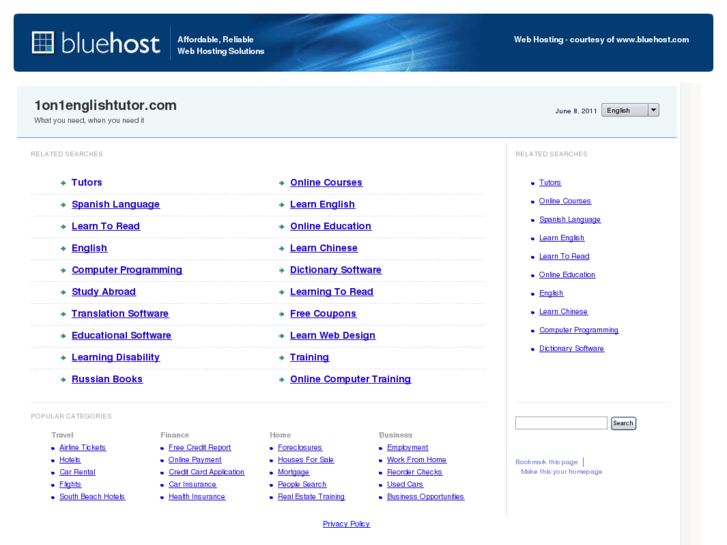 www.1on1englishtutor.com