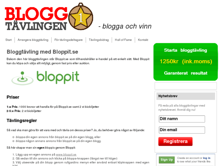 www.bloggtavlingen.se