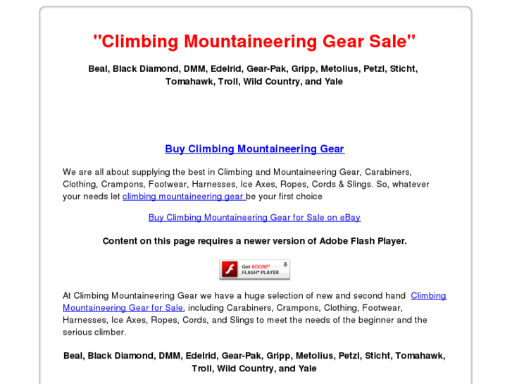 www.climbingmountaineering.info