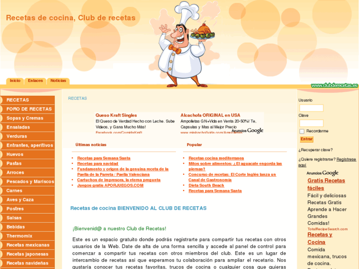 www.clubderecetas.es