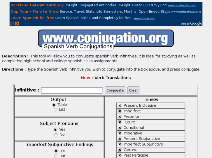 www.conjugation.org