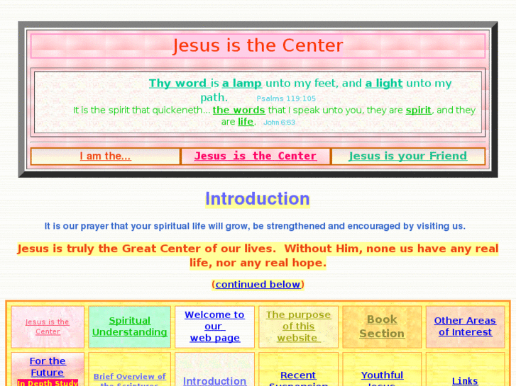 www.jesusisthecenter.net