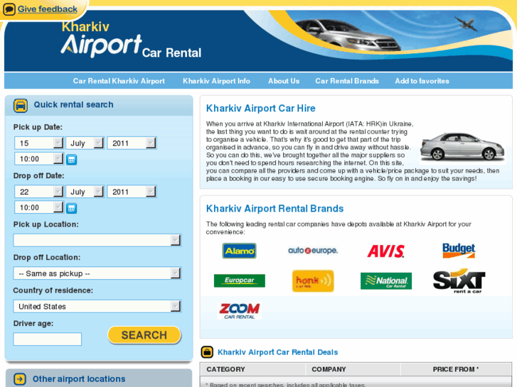 www.kharkivairportcarhire.com