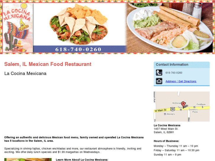 www.lacocinamexicanarestaurant.com