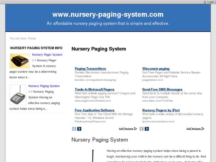 www.nursery-paging-system.com
