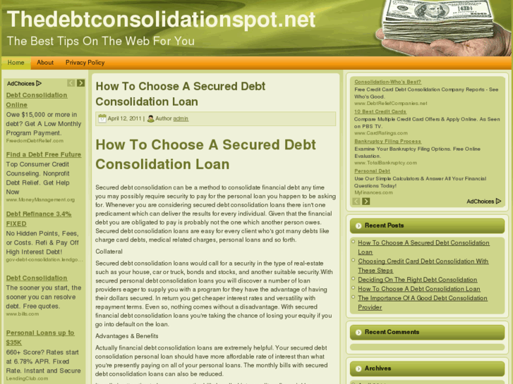 www.thedebtconsolidationspot.net
