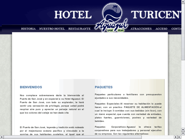 www.turhotelaguazul.com