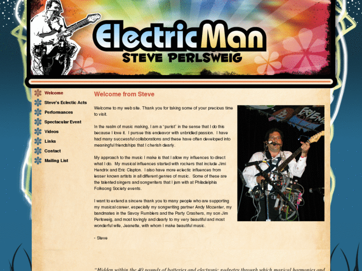 www.electricmansteve.com