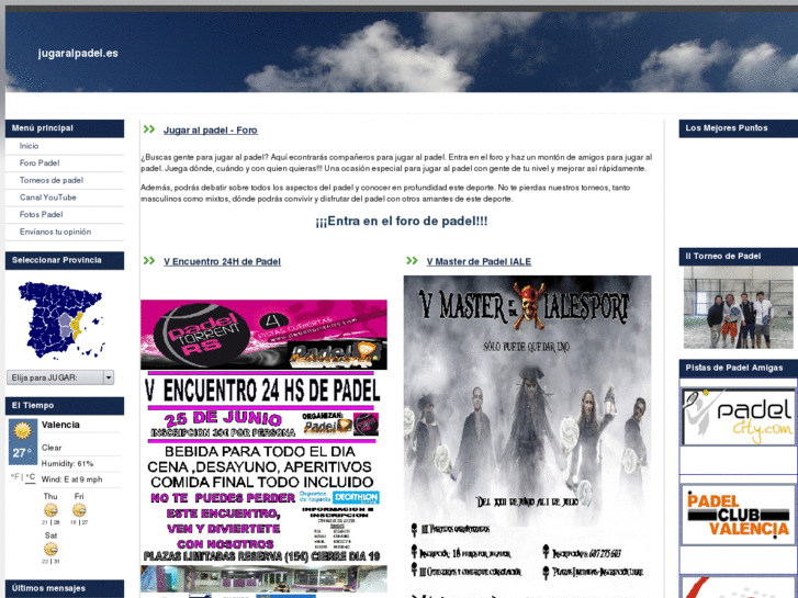 www.jugaralpadel.es