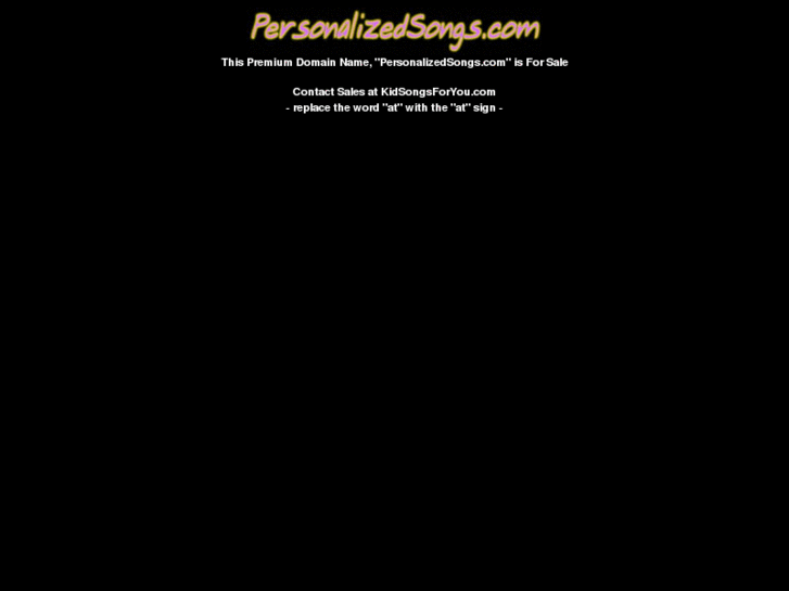 www.personalizedsongs.com