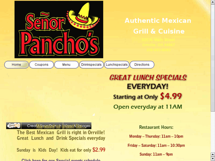 www.senorpanchosrestaurant.com