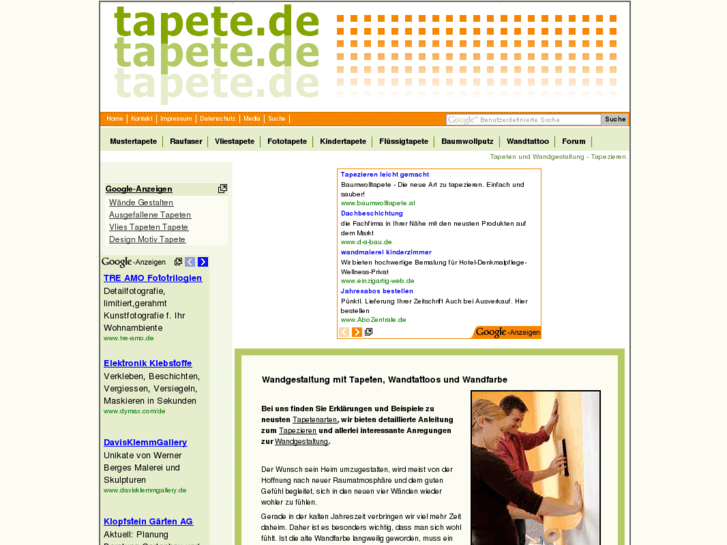 www.tapete.de