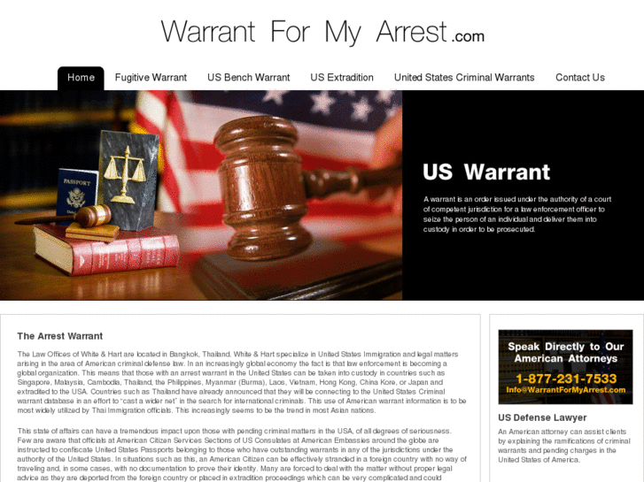 www.warrantformyarrest.com