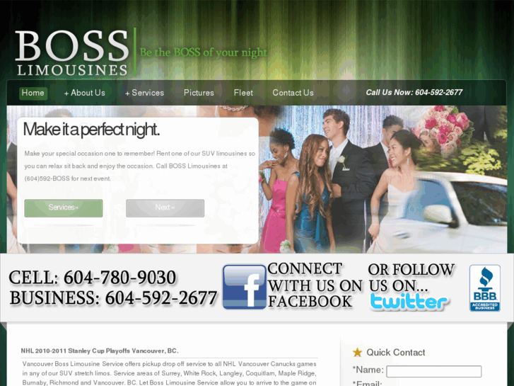 www.bosslimos.ca