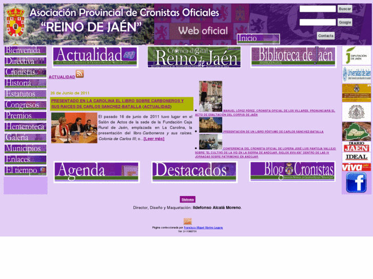 www.cronistasoficialesdejaen.es