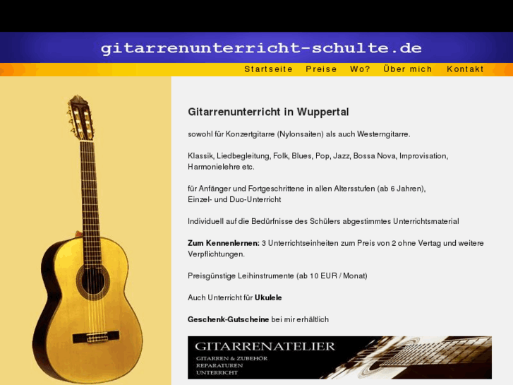 www.gitarrenunterricht-schulte.de