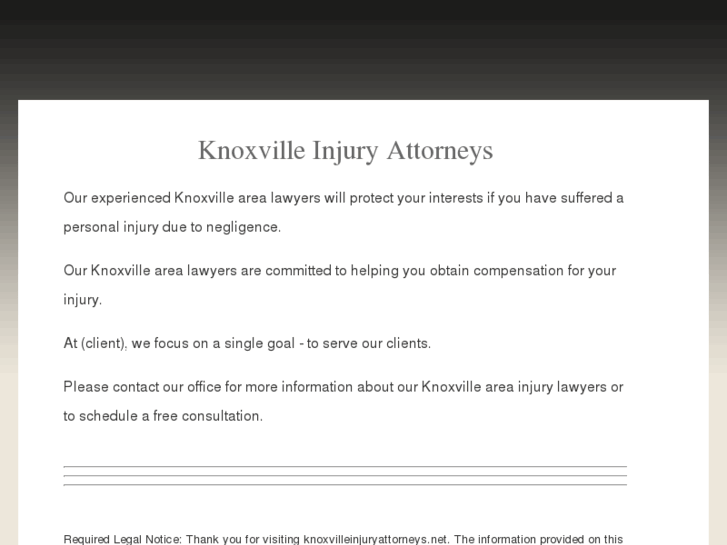 www.knoxvilleinjuryattorneys.net