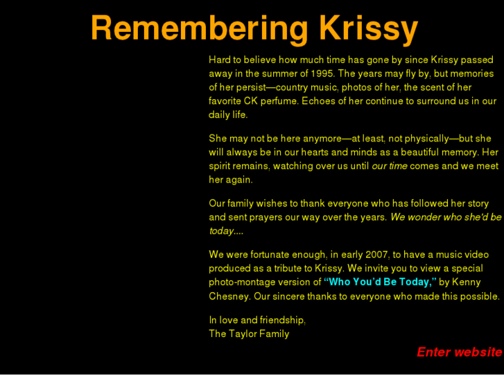 www.krissy.com