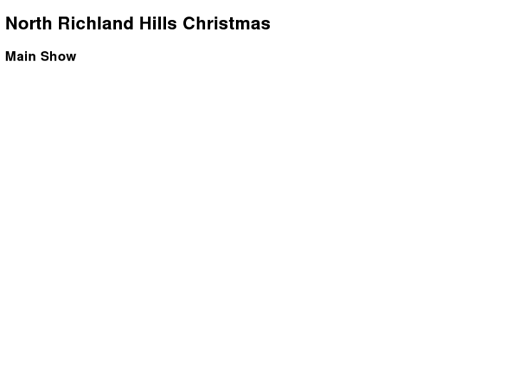 www.northrichlandhillschristmas.com