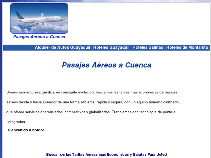 www.pasajesaereosacuenca.com