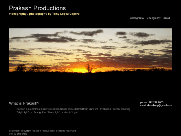 www.prakashproductions.com