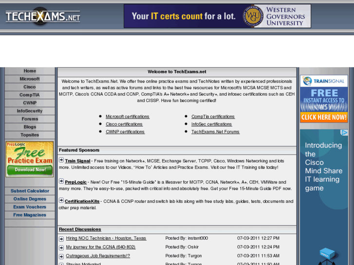 www.techexams.net