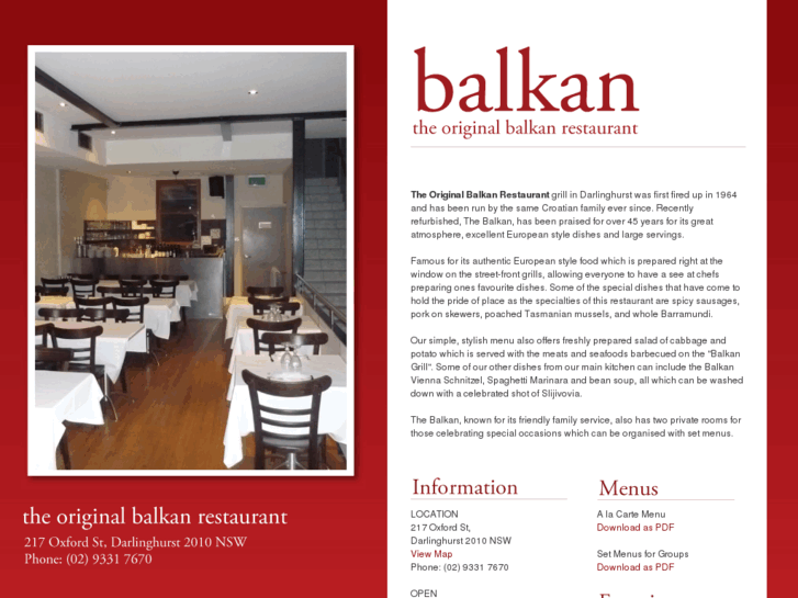 www.balkanrestaurant.com.au