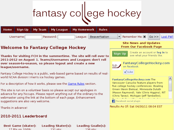 www.fantasycollegehockey.com