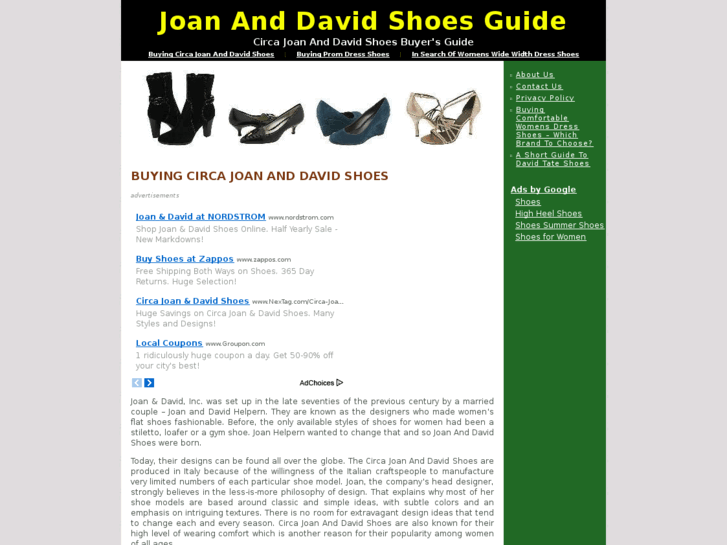 www.joananddavidshoes.org