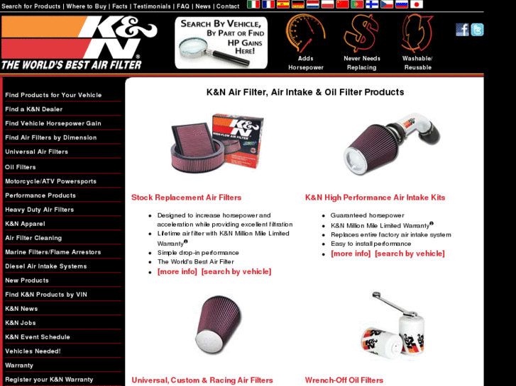 www.knnairfilters.net