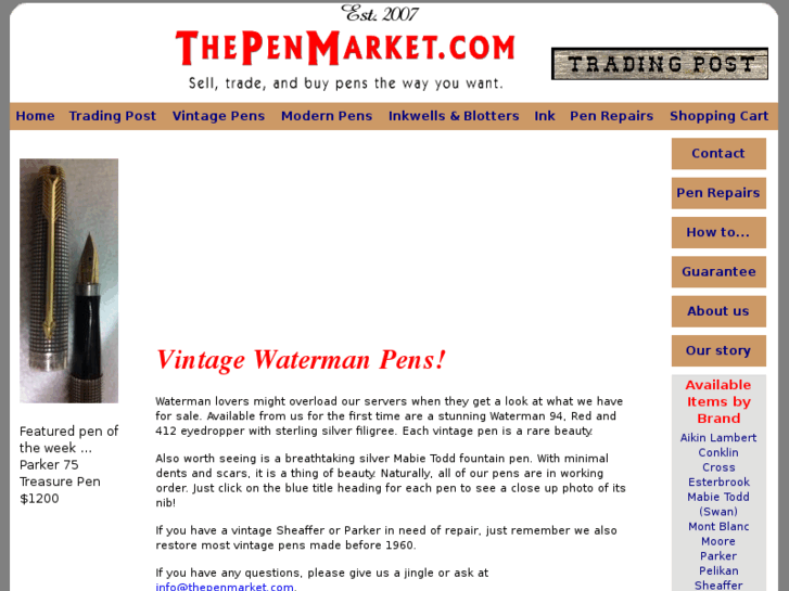 www.thepenmarket.com