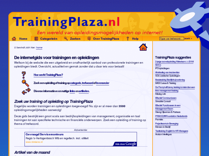 www.trainingplaza.nl